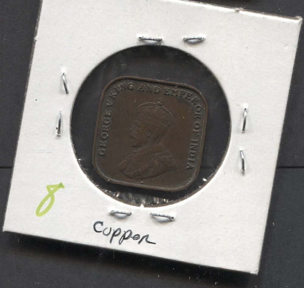 1920- Malaysia- VF+. 1 Cent