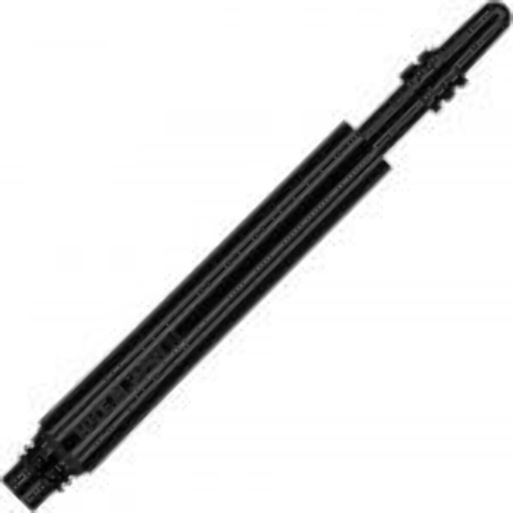 Target 8 Flight Spinning Shaft Medium Black (33mm)