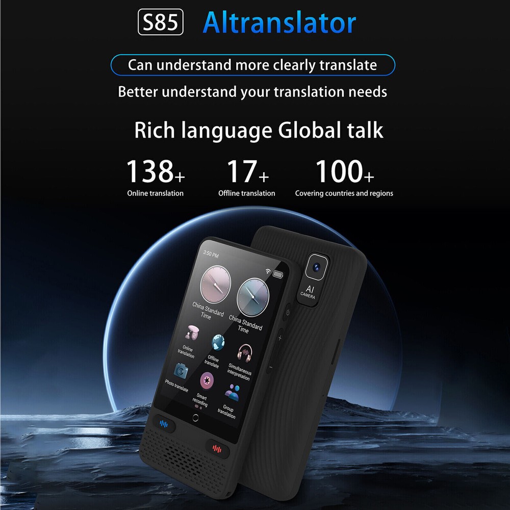 Portable Language Translator Device w/ 138 Languages Voice Translating