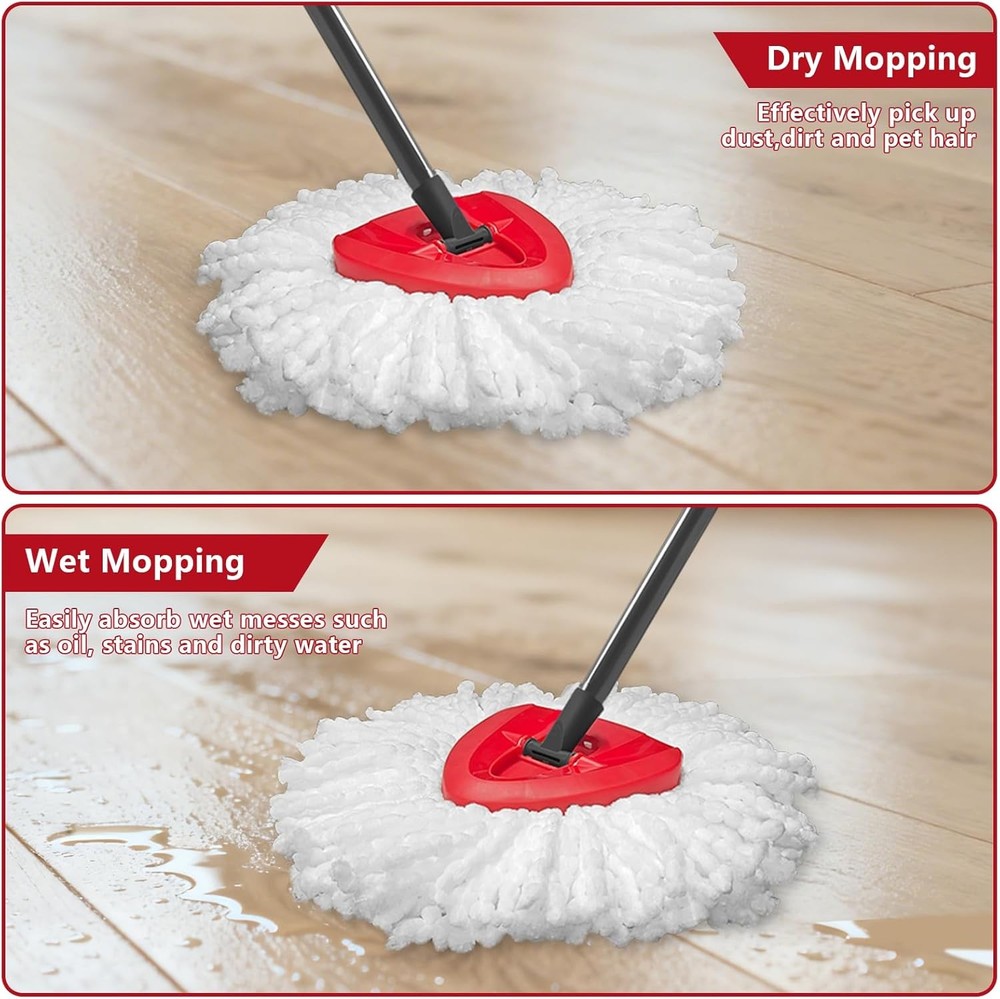 Easywring 1 Tank System Mop Replacement Heads for O Ceda Replace Spin Mop Heads