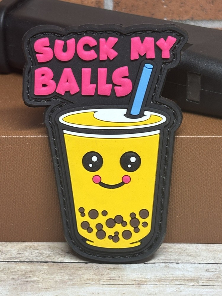 Tactical Morale Patch - PVC Suck My Balls Patch - Funny Boba Patch