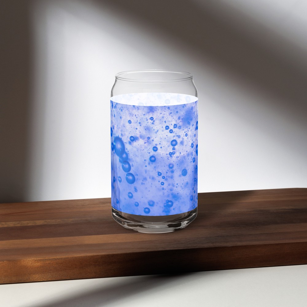 Macro Bubble Can-shaped glass