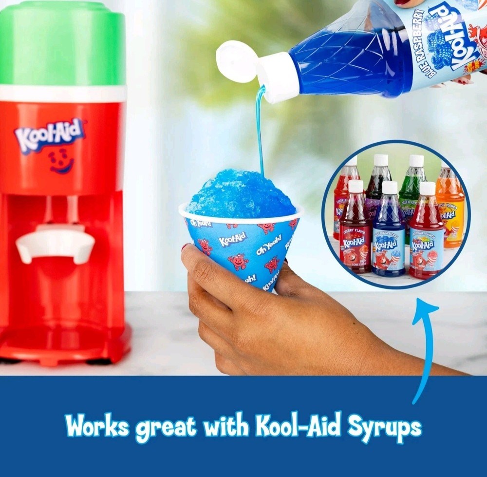 Kool-Aid Snow Cone Maker - Red, White, & Green