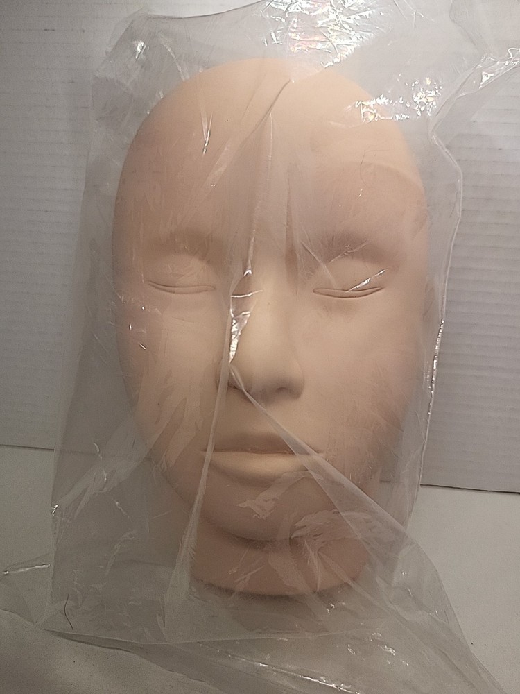 Mannequin Head Soft Smooth Rubber Head For Makeup Practice