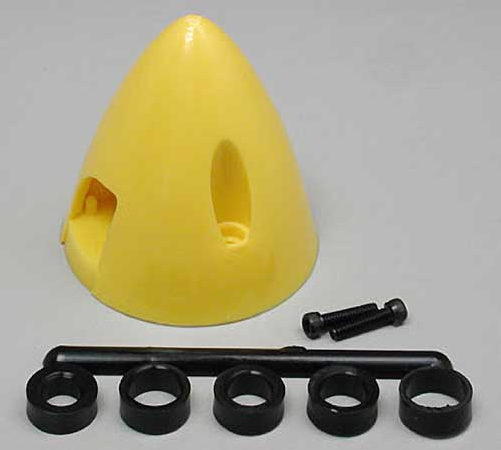 NEW Dubro 1-1/2" Spinner Yellow