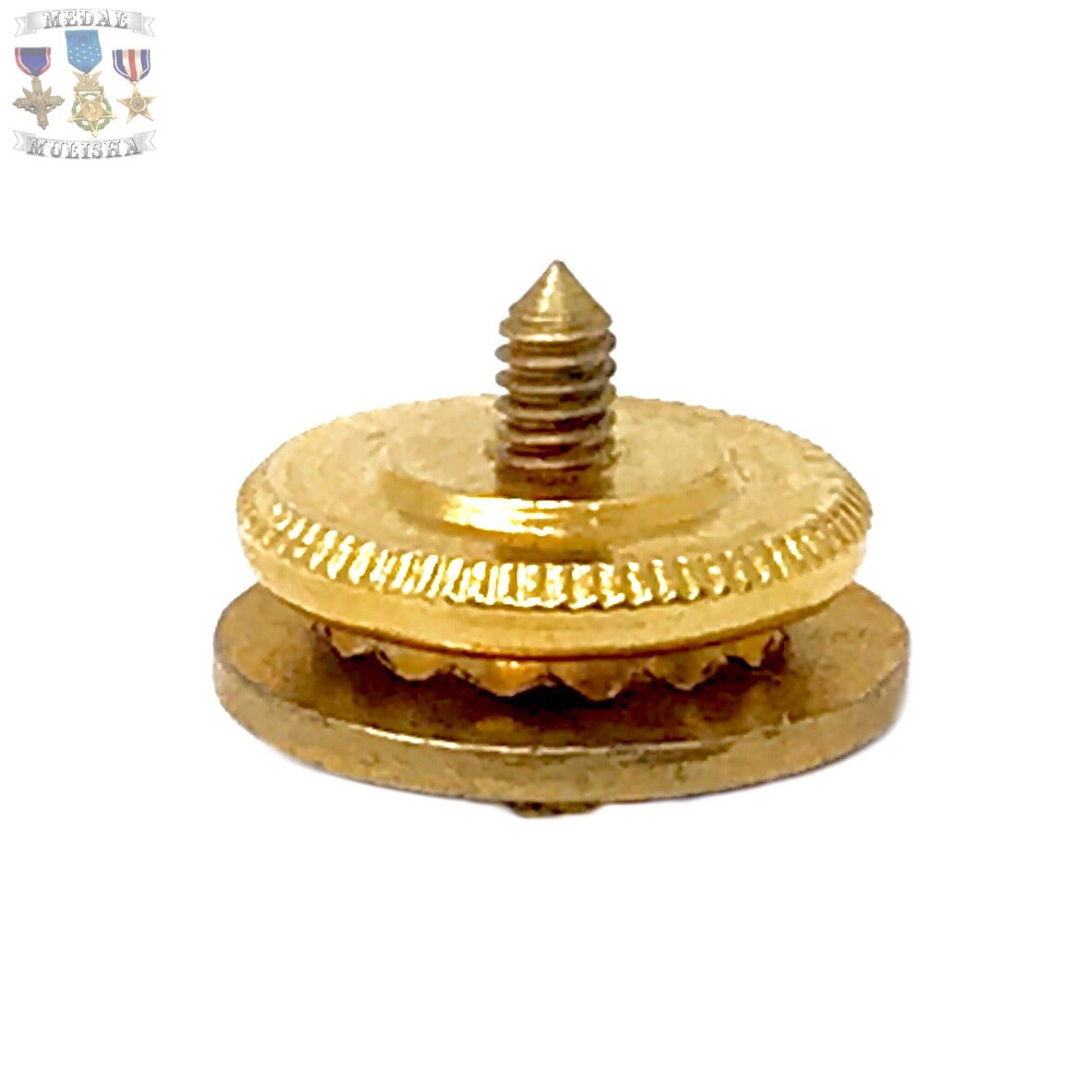 WWII MARINE CORPS LEAGUE SEMPER FIDELIS LAPEL PIN SCREW-BACK WW2