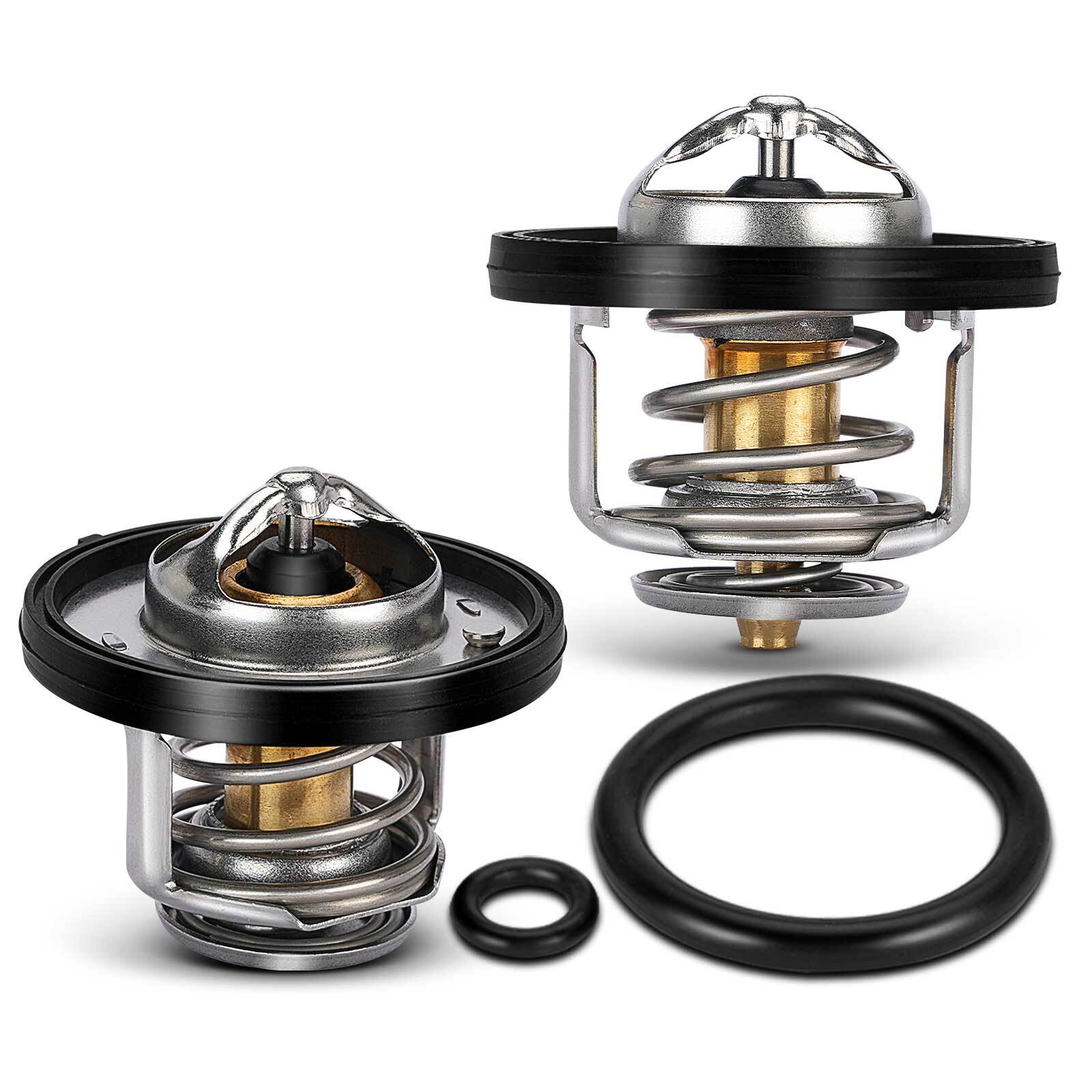 2x Engine Coolant Thermostat for Dodge Avenger 2008-2014 Jeep Compass 2007-2017