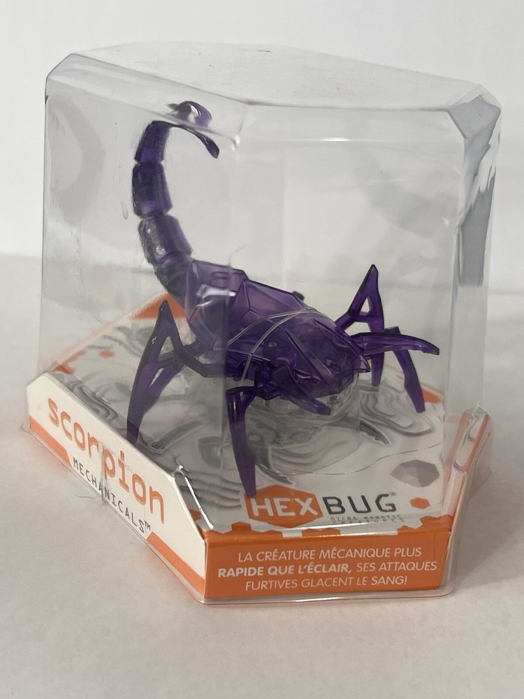 HEXBUG- Micro Robotic Creatures Scorpion Mechanicals Purple Robot Insect New