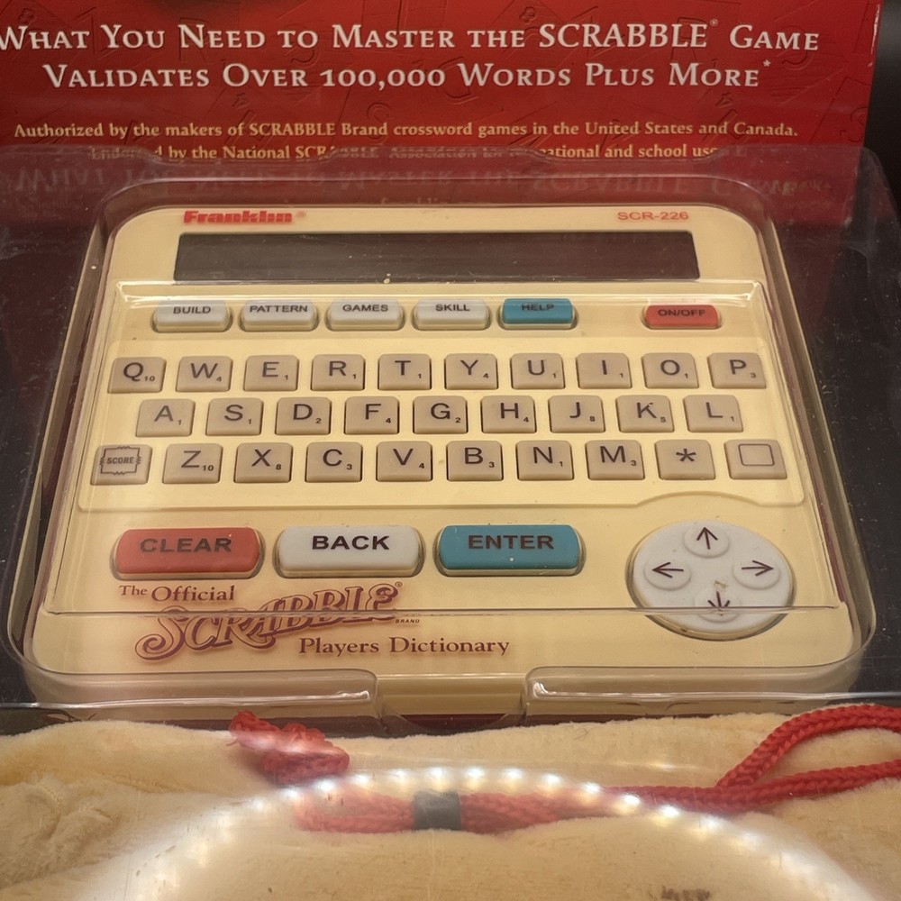 Franklin Scrabble Player’s Dictionary Electronic - 1060 - Tested!