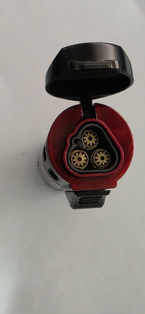 Visol Triple Flame Adjustable Refillable Cigar Torch Lighter Red