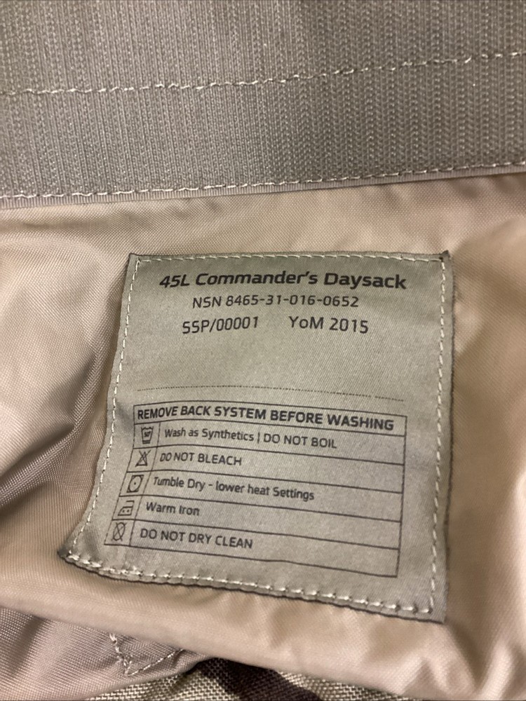 British Army Virtus MTP 45 Ltr Commanders Daysack Backpack Camouflage