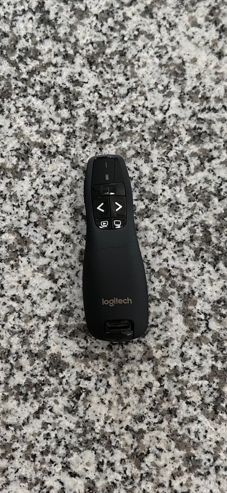 Logitech Wireless Presenter PowerPoint Clicker with Laser Pointer Remote
