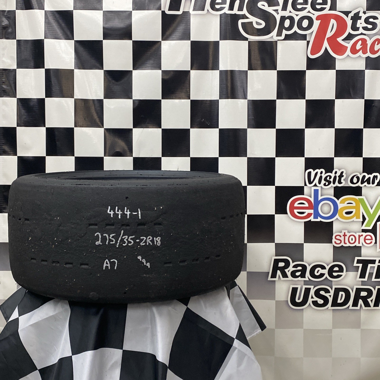 444-1 USDRRT HOOSIER DOT Road Race / Auto-X Tire. 275/35 ZR18 A7