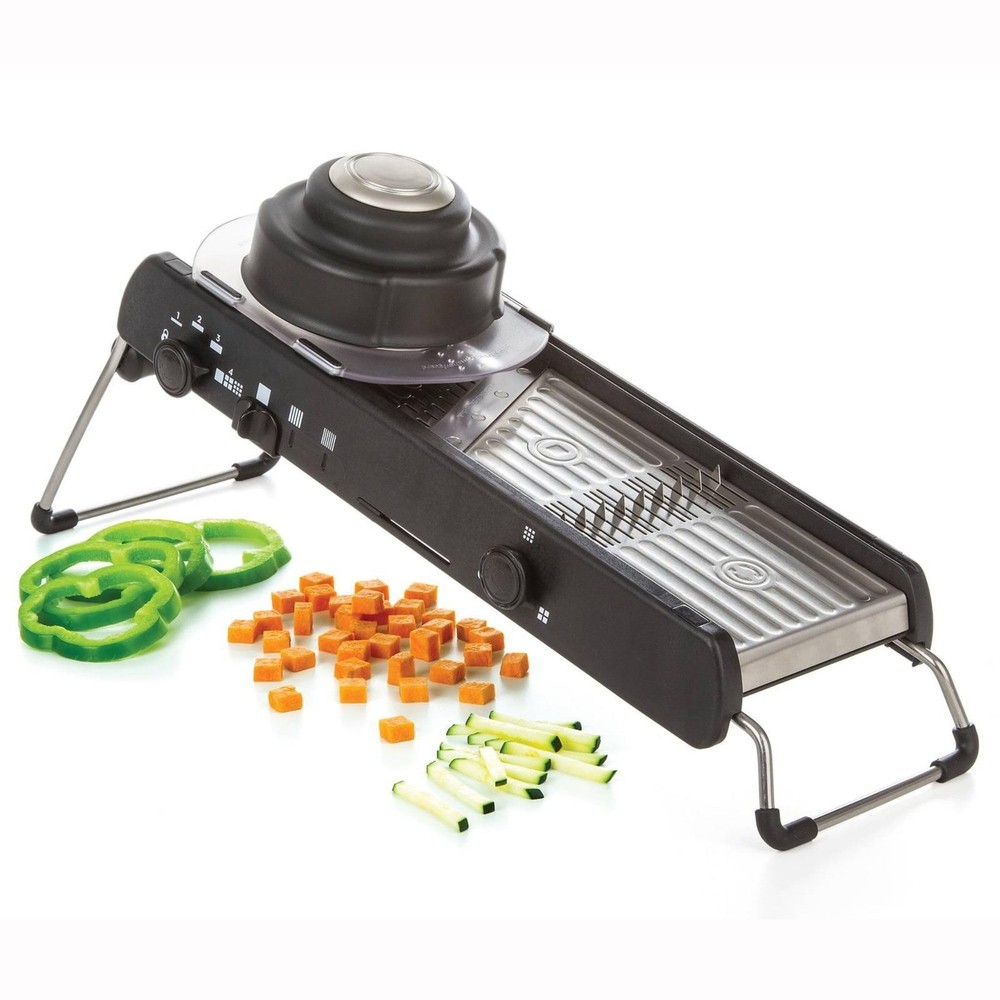 PL8 Professional Cubing Mandoline - Versatile Vegetable Slicer with Integrate...