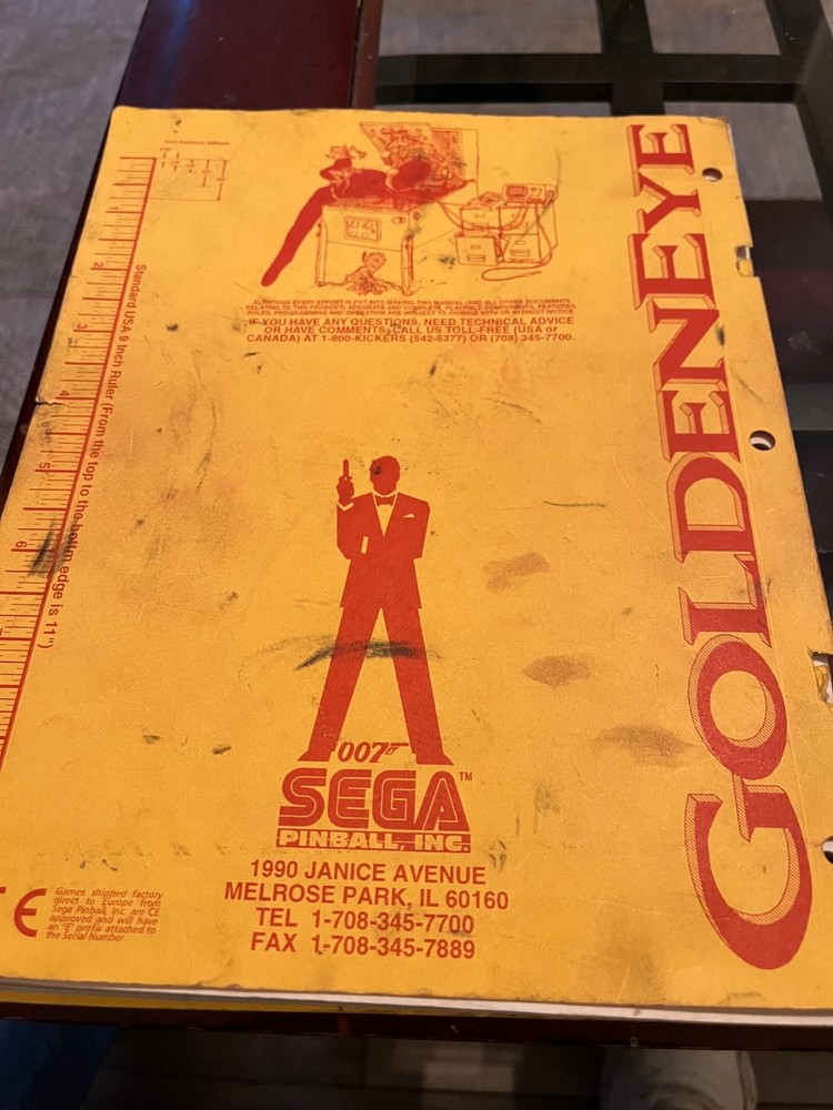 Golden Eye Pinball Manual