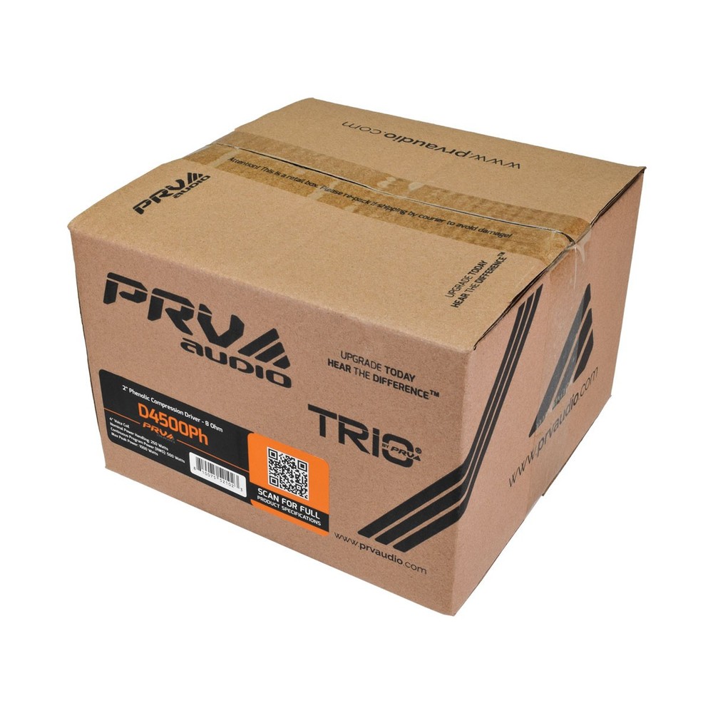 PRV AUDIO D4500Ph 2” EXIT 500W PHENOLIC MIDRANGE COMPRESSION DRIVER 8Ω (SINGLE)