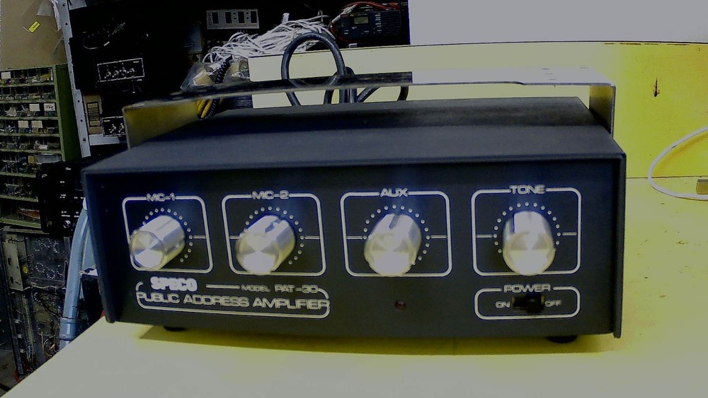 SPECO 30 watt Solid State Public Address Amplifier