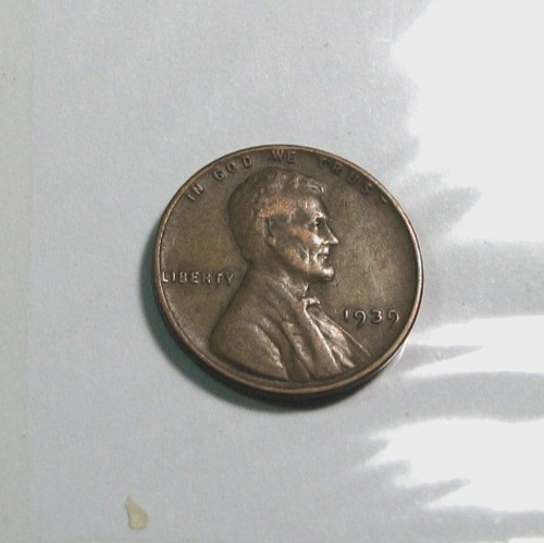US Coin 1939P Penny HUS2