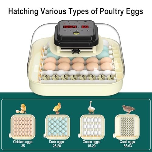 35 Incubators for Hatching Egg Incubator with Automatic Egg Turning and Humid
