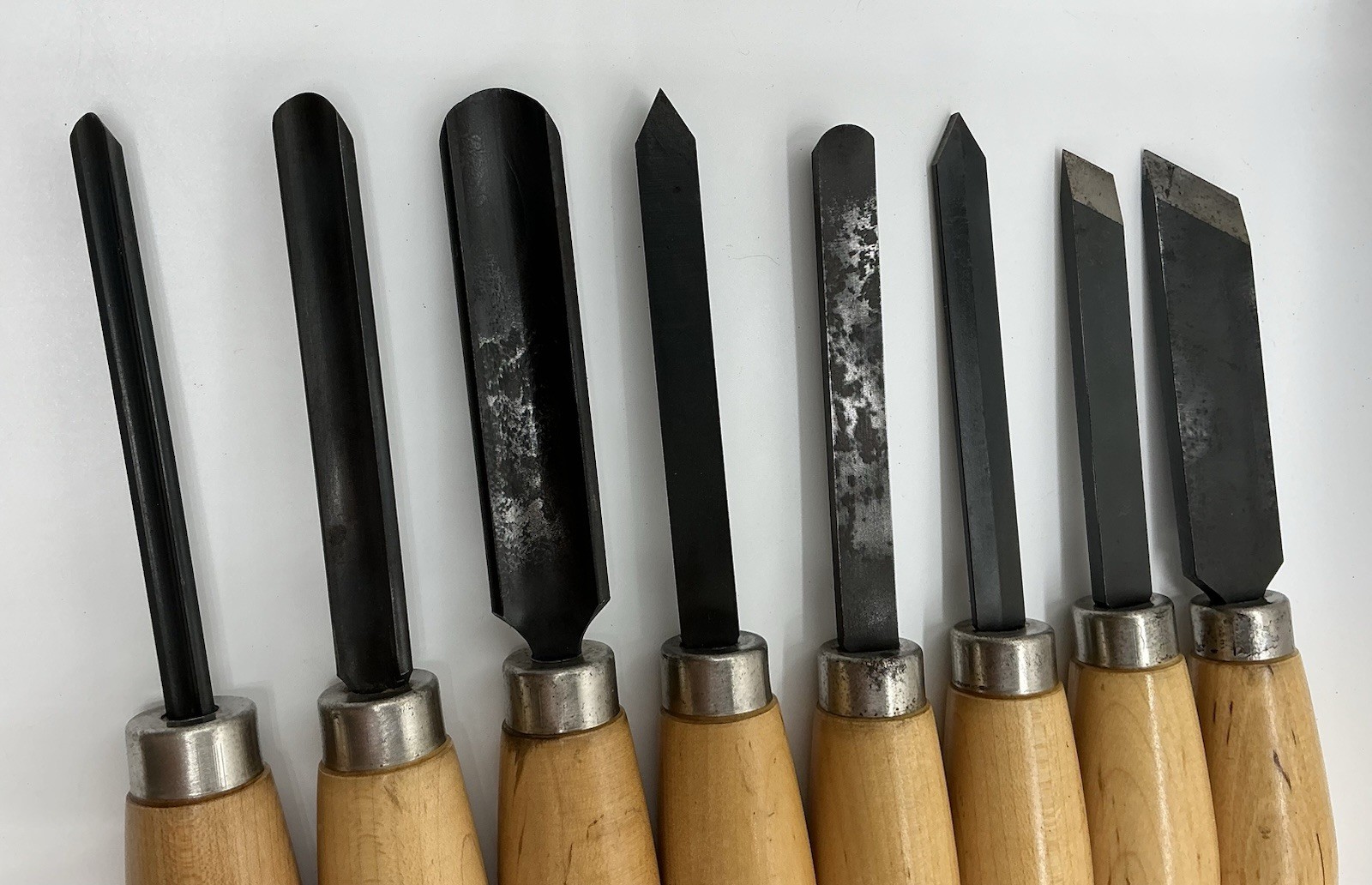 Vtg Craftsman USA High Speed Steel Lathe Chisels Set of 8 (9-28501 Thru 9-28508)