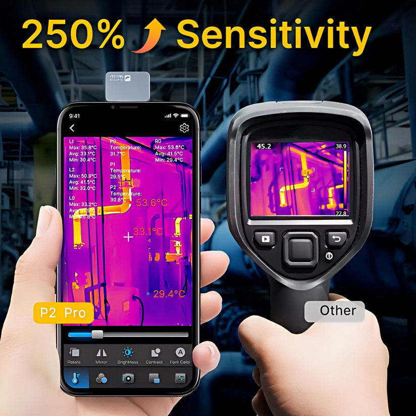 Thermal Master P2 Pro Infrared Thermal Imager Camera With Macro Lens For Android