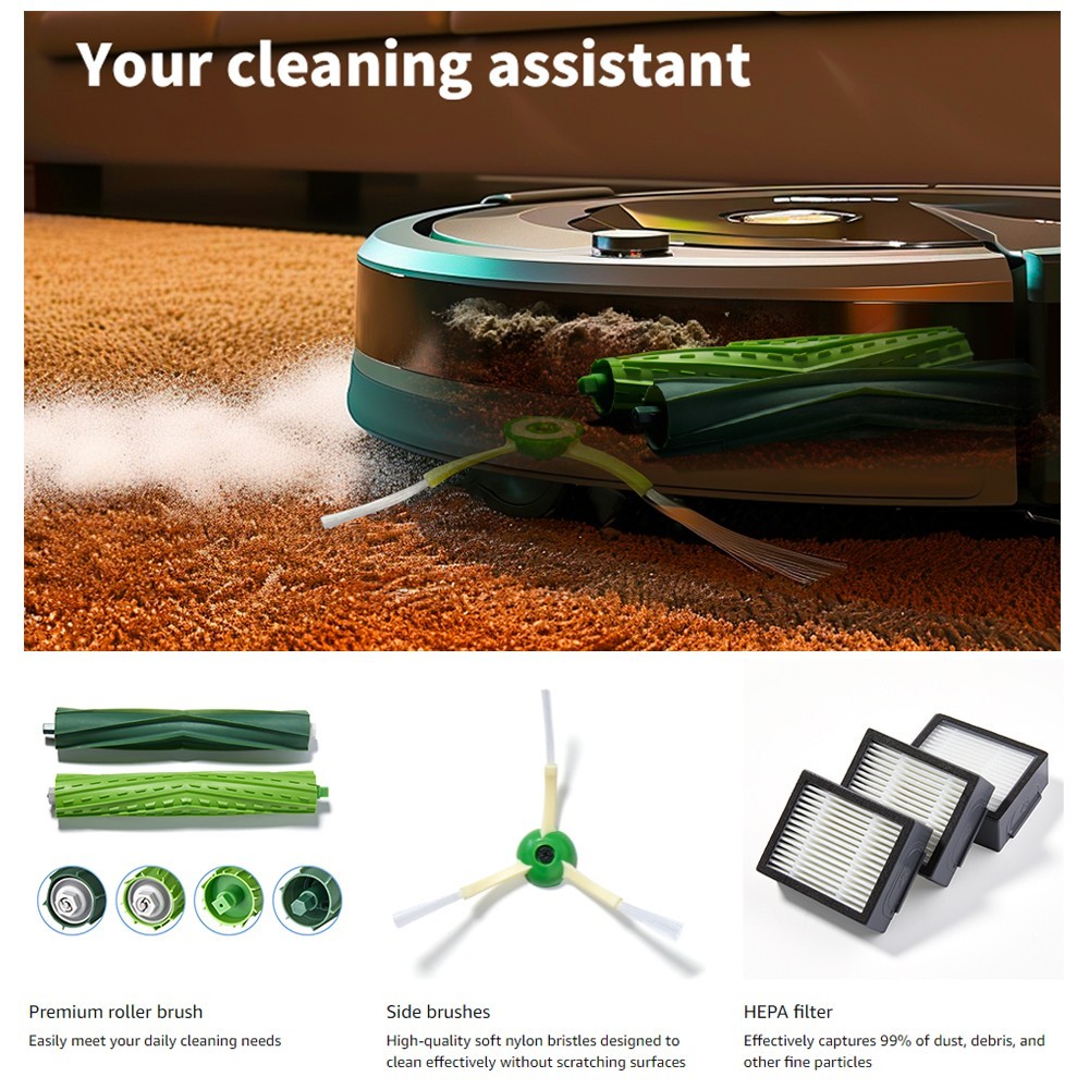 For iRobot Replacement Parts Roomba e5 e6 e7 i3 i4 i6 i7 i8/Plus e and i Series