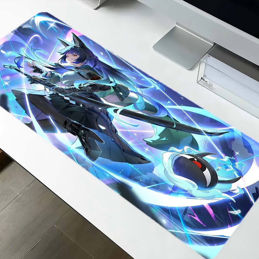40*90cmZenless Zone Zero Anime Gaming Mouse Pad - Non-Slip Rubber Base & Smooth