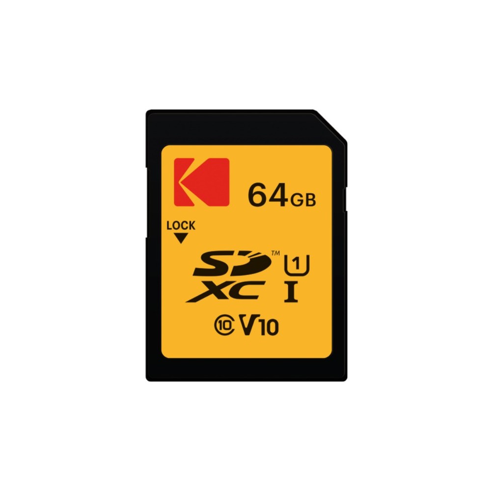 Kodak 64GB Class 10 UHS-I U1 SDXC Memory Card Bundle with Card Reader