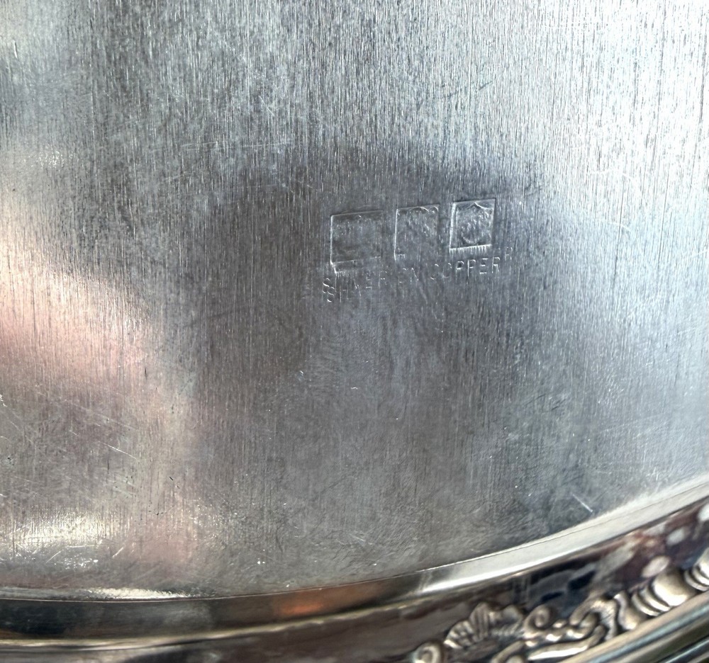 Vintage Four Piece Coffee Set - Silver Plated Over Copper