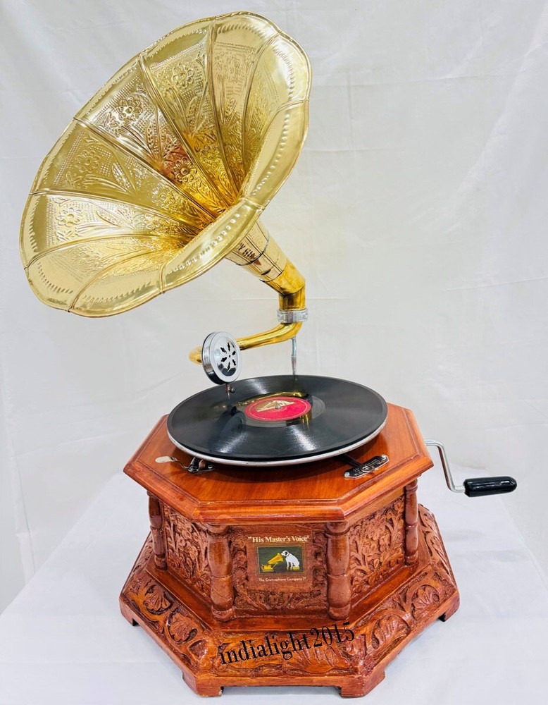 HMV Vinyl Recorder Working Gramophone Player