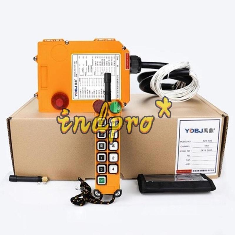 1 Pc. New F24-10S Industrial Crane Hoist Wireless Remote Controller Single Speed