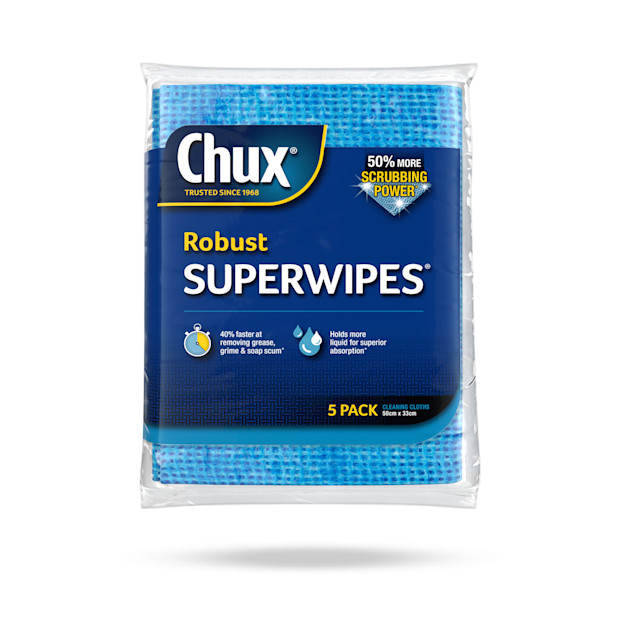 Chux Robust Superwipes 5 pack - 50x33cm Clean Clothes