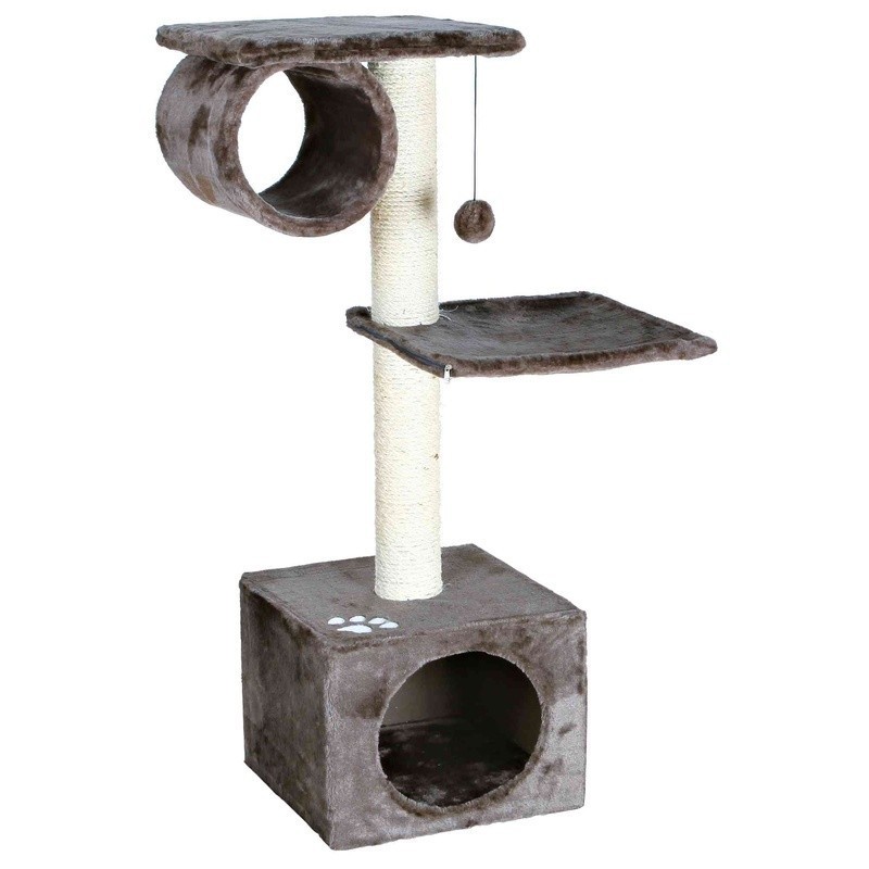 Multi-Level Cat Tree W/ Scratching Posts Plush Condo & Hanging Toy Cats New