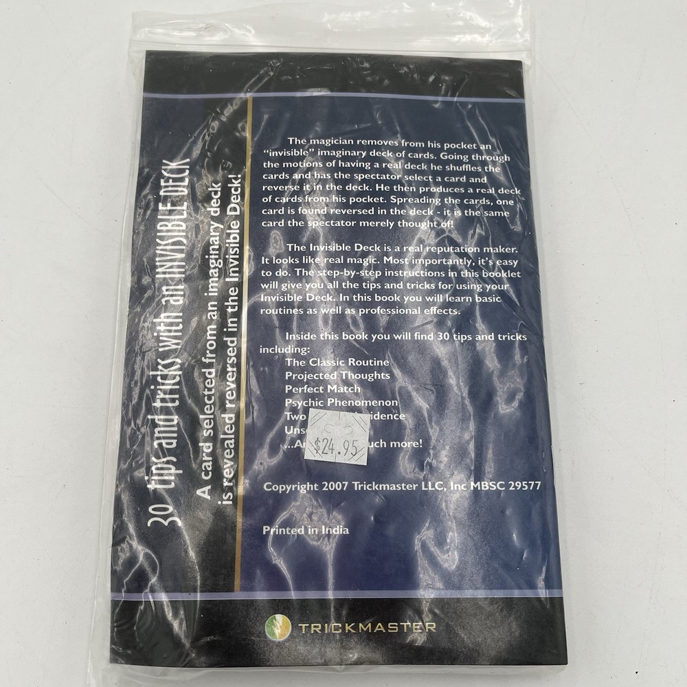 GREAT CONDITION!! Trickmaster 30 Tips and Tricks With An Invisible Deck Set