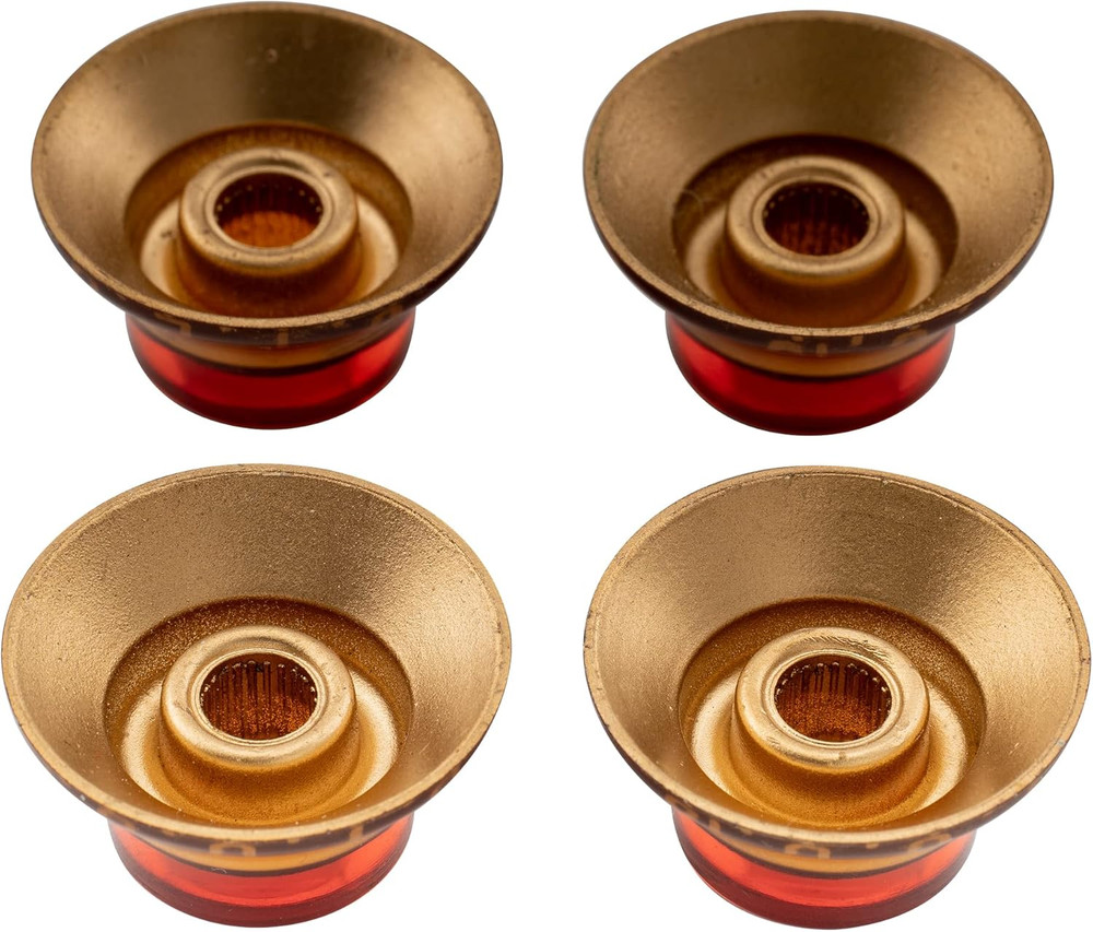 Pro Inch USA LP Guitar Top Hat Knobs Fine 24-Spline Bell Knobs for USA Les Paul