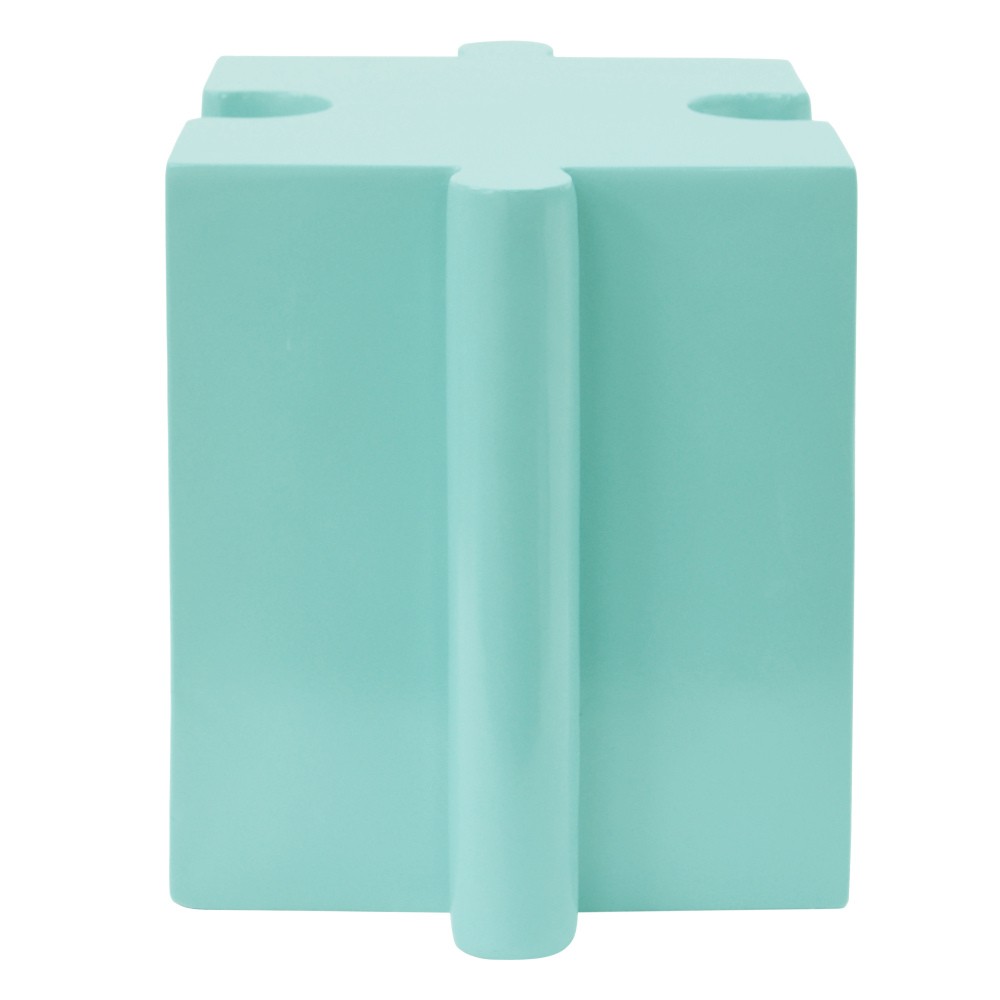 Modular Puzzle Side Table - Light Green, Indoor & Outdoor, Reconfigurable