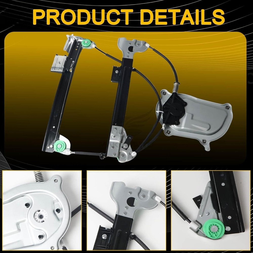 1Y0837461F Front Driver Power Window Regulator For Volkswagen Beetle 2003-2011