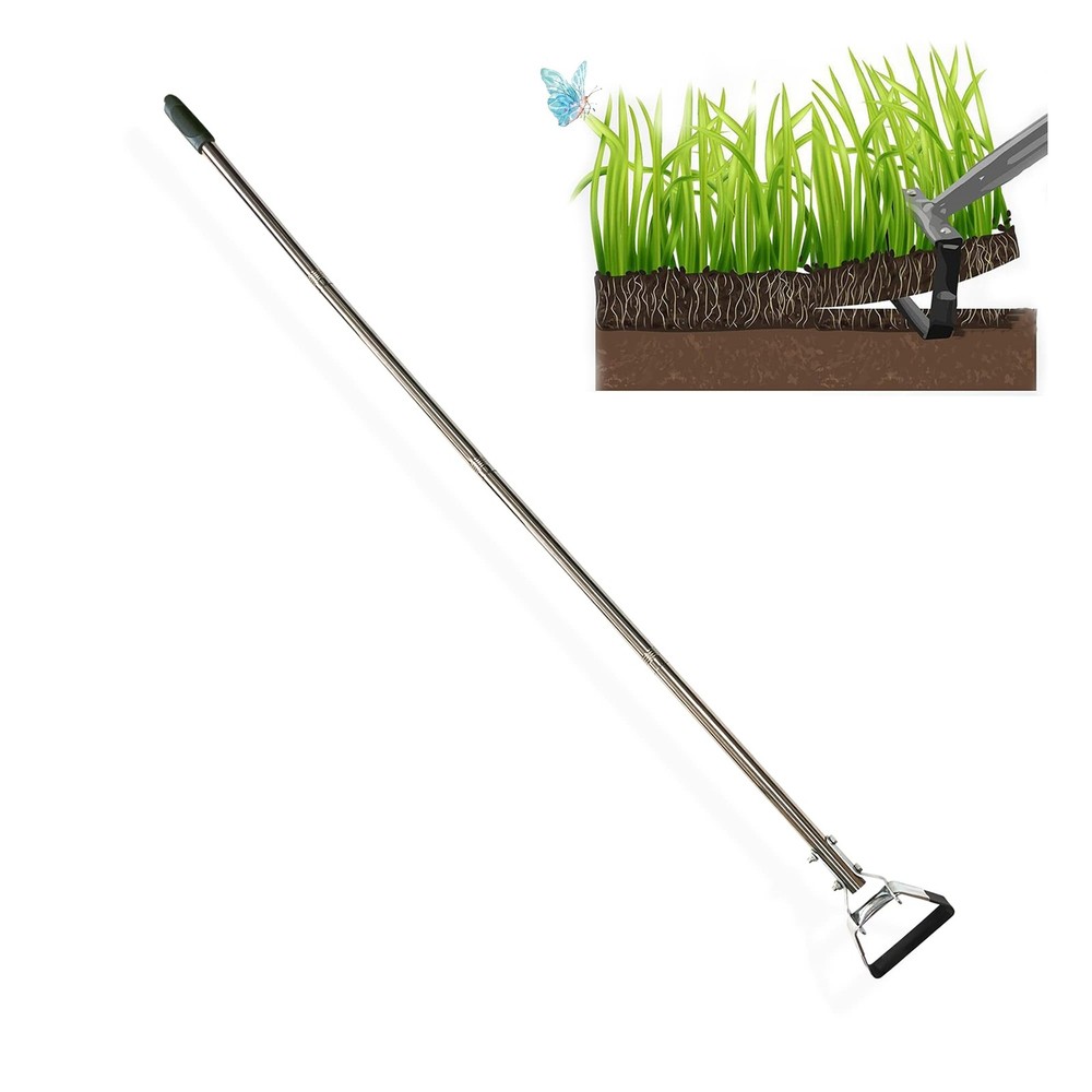 Ledombon Stirrup Hoe Gardening Tools Hula Replacement Head 304 silver