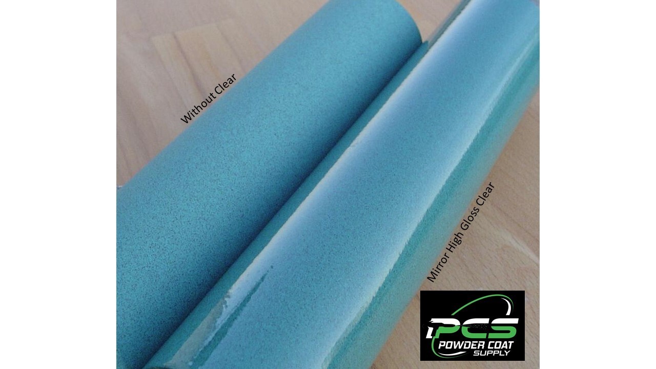 HIGH GLOSS CLEAR Powder Coating Paint 1LB Looks Wet! USA Made