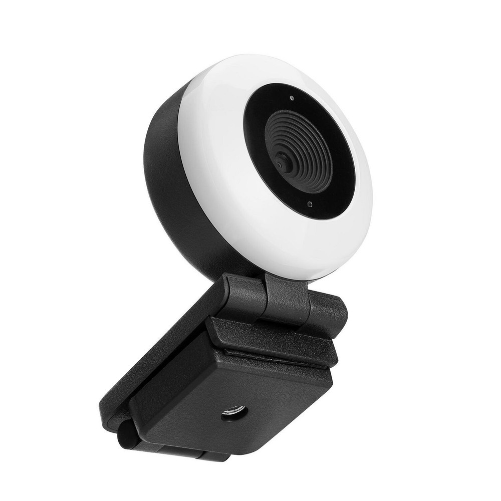 Blackweb 1440P 5 Megapixel USB Webcam & Adjustable Light Ring - Black - [LN]™
