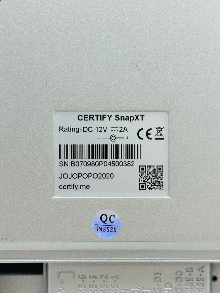 Certify SnapXT Pro HID Control Terminal Touchscreen 8-inch - FREE SHIPPING