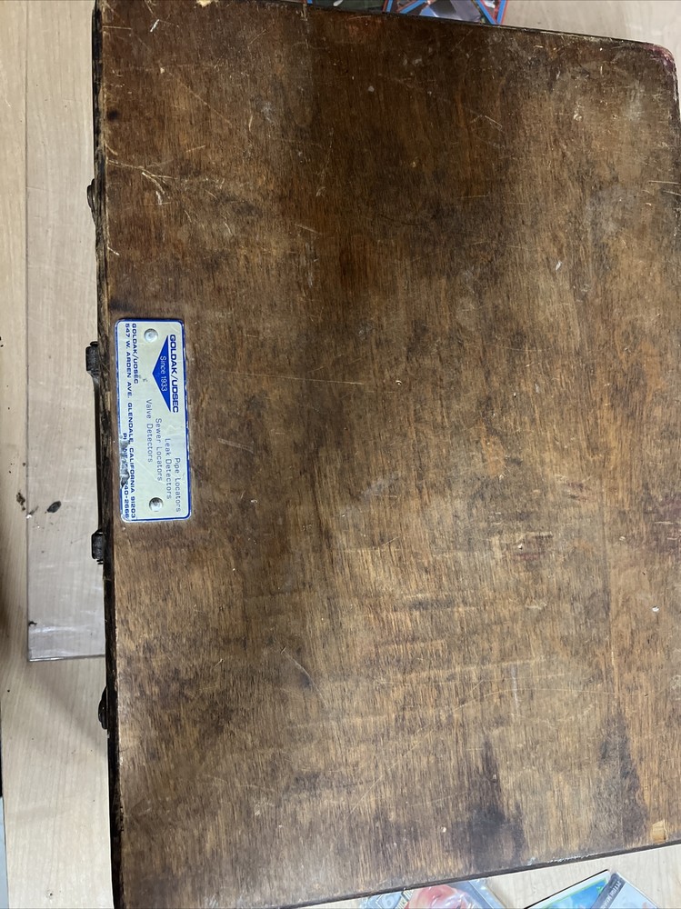 Goldak/Udsec Case Vintage Wood Case