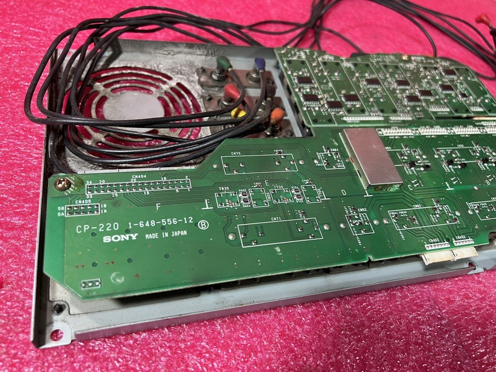 Sony DVW-A500P DIGITAL VIDEOCASSETTE RECORDER Rear Connection Panel