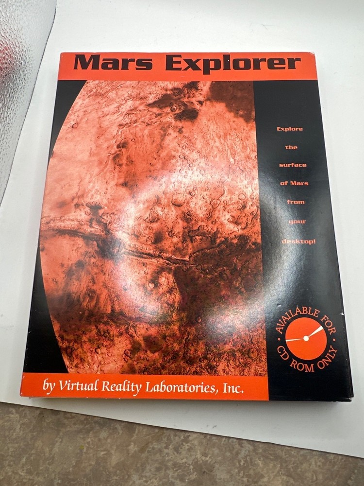 Mars Explorer CD-ROM Virtual Reality Software By Virtual Reality Laboratories 19