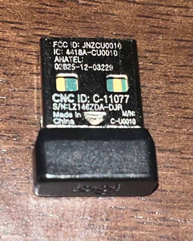 LOGITECH 4418A-CU0010 USB JNZCU0010  Dongle Only