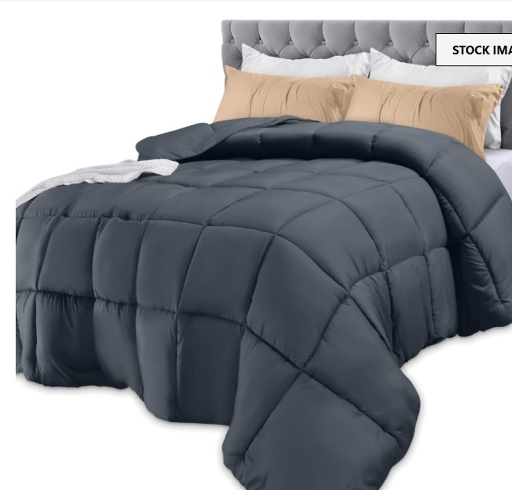 Down Alternative Comforter-King Gray