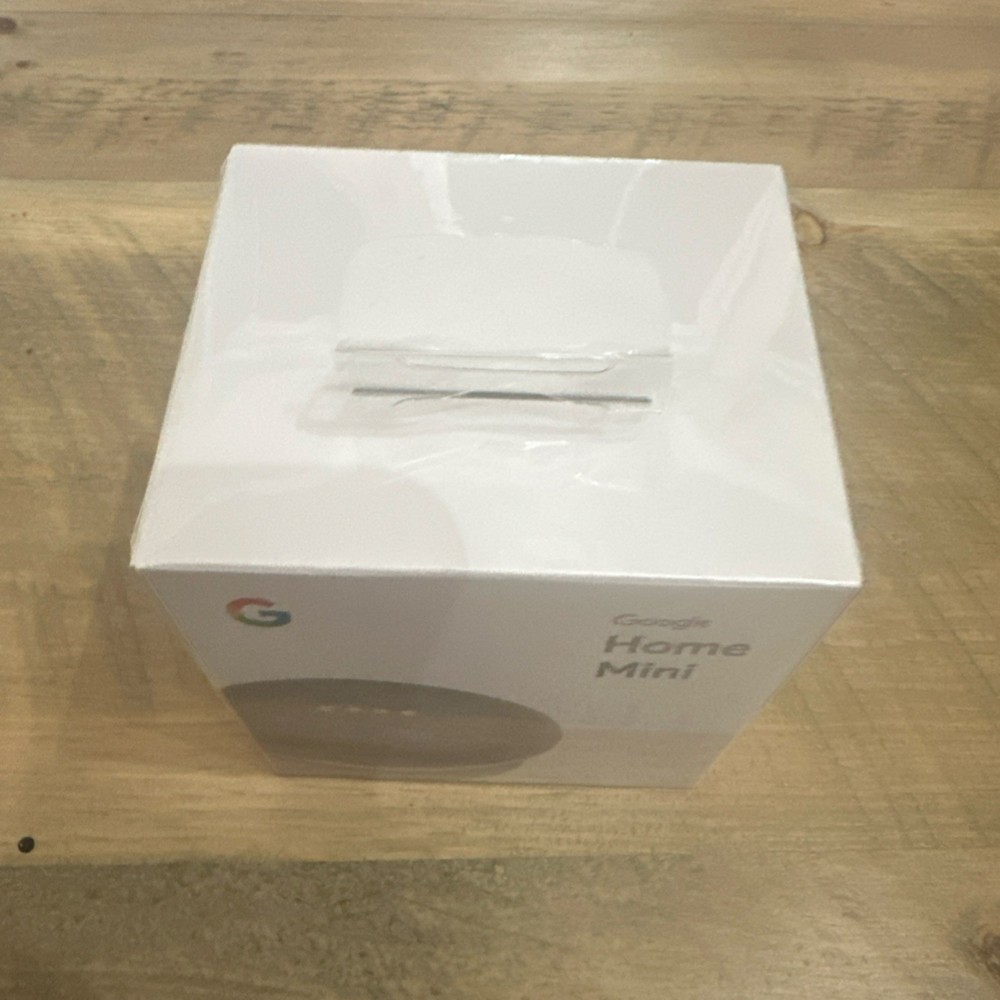 Google Home Mini Chalk Smart Speaker w/ Google Assistant Voice Control