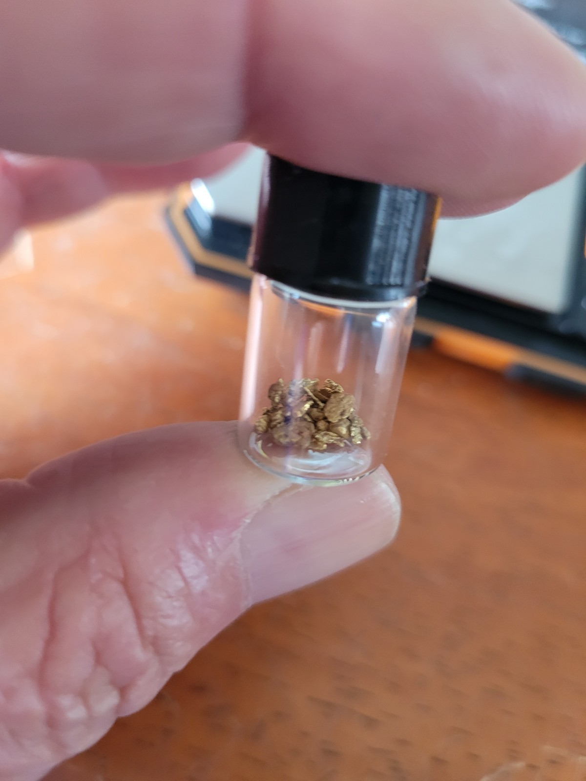 Natural placer Gold 1.00g in Vial 1.00 gram