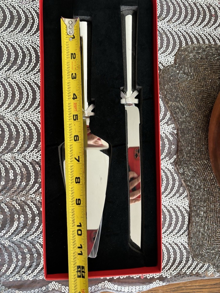 Kate Spade by Lenox Silver Cake Knife and Server