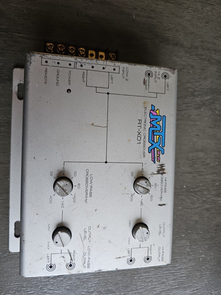 MTX RT-X01 Electronic Crossover Car Audio Signal Processor